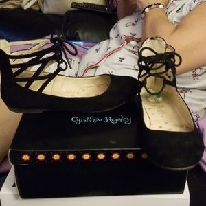 black ballerina flats SIZE 4